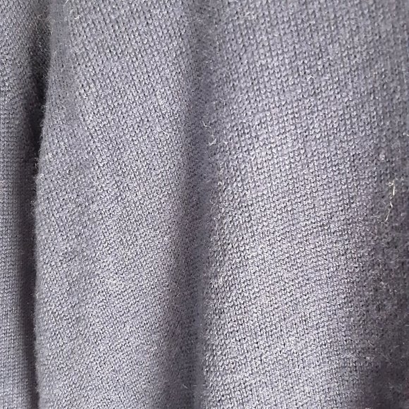 Black Brown 1826  Men's Navy Blue Mock Neck 100% Merino Wool Sweater Size XL - Picture 11 of 15